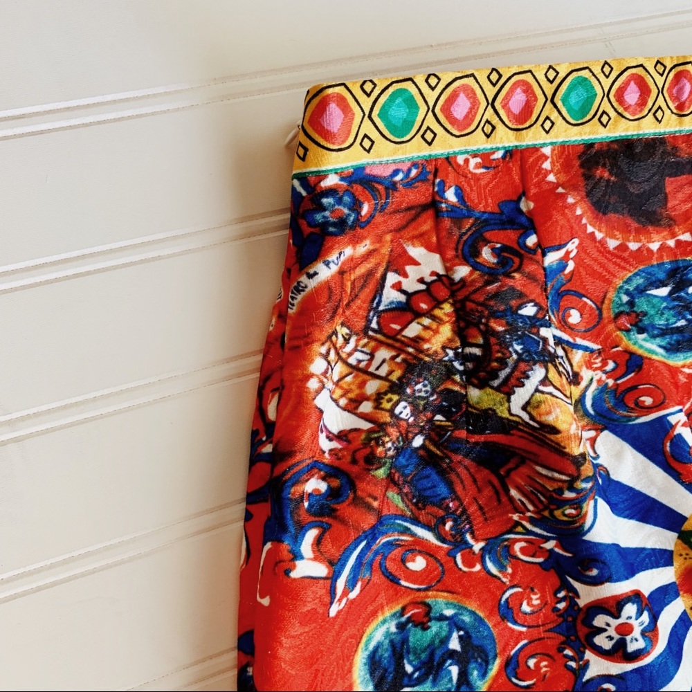 SOLD L’ATISTE Embellished Saint Designer Skirt - Picture 3 of 8